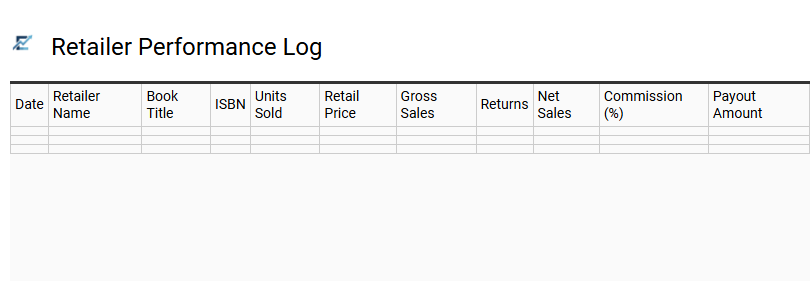 Retailer Performance Log
