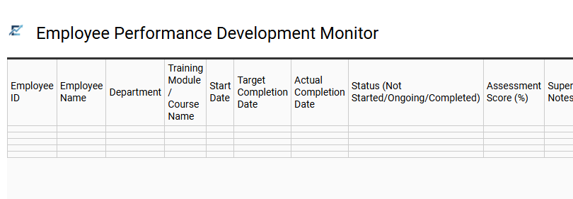 Employee Performance Development Monitor